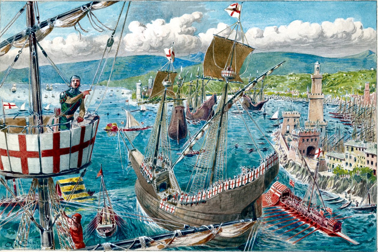 Le port et la flotte de Gênes - Quinto Cenni