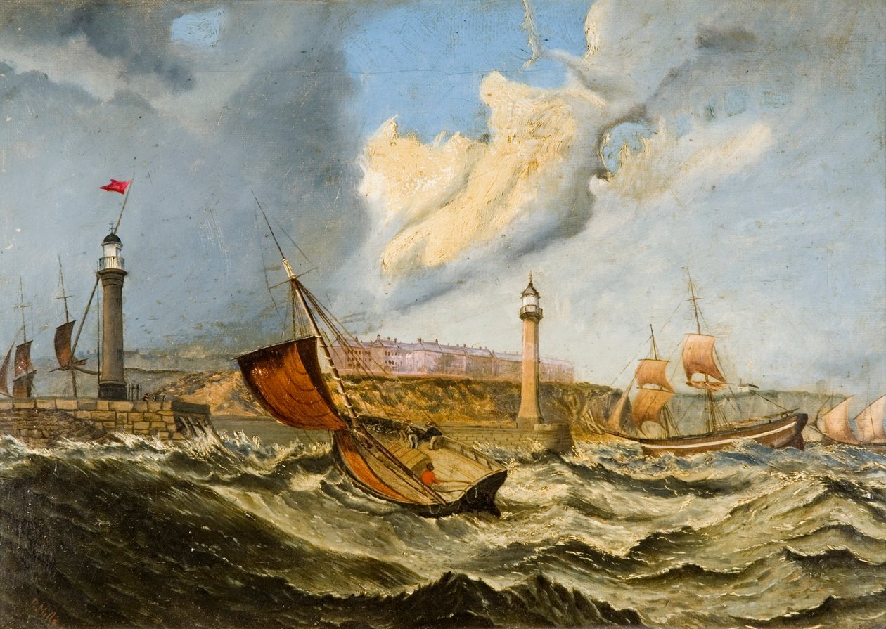 Au large de Sunderland, 1871 - R. Mills