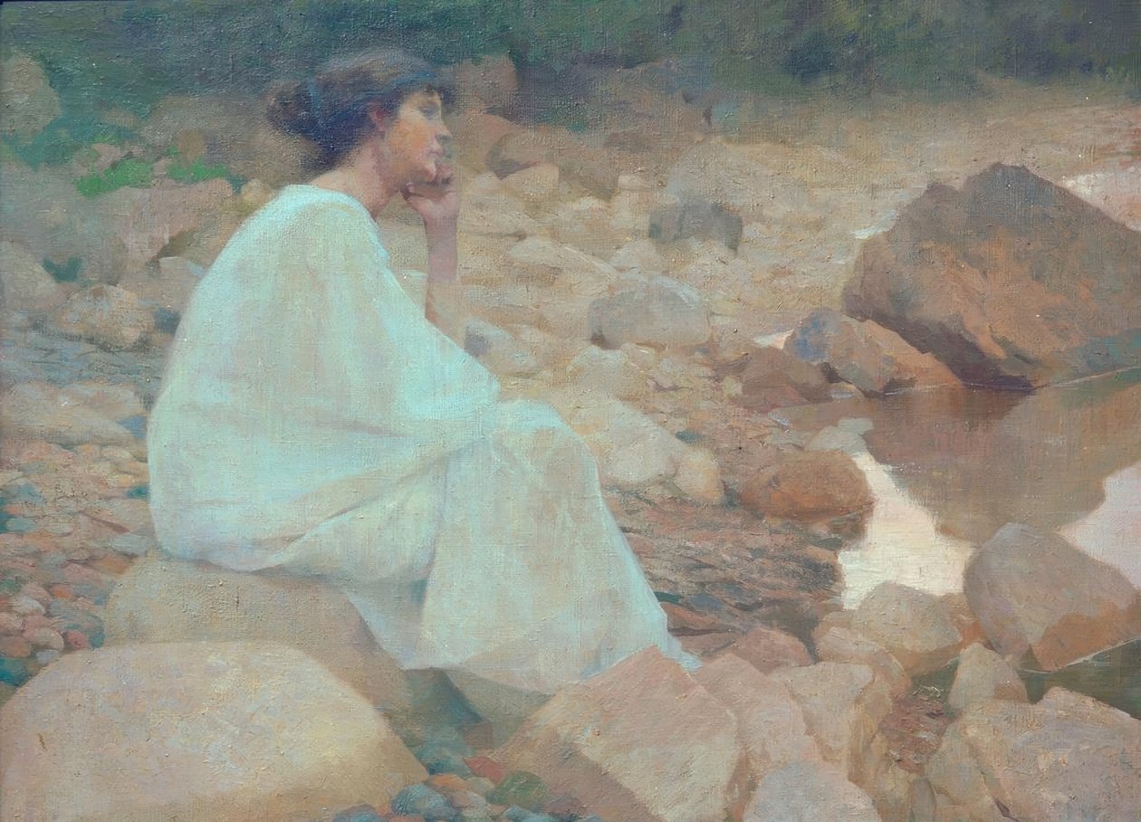 Sur la plage de la mer - Raffael Schuster Woldan