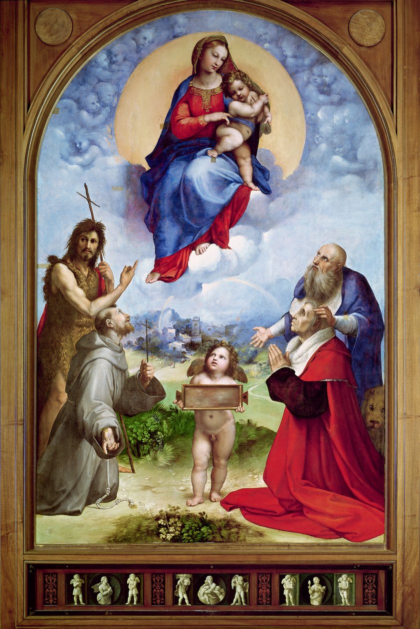 La Madone de Foligno, vers 1511-12 - Raffaello Sanzio Raphael