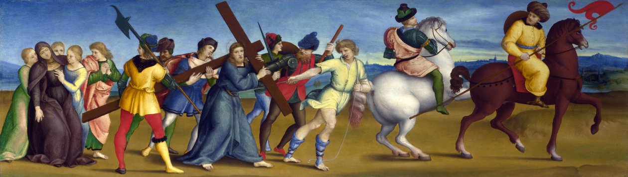 La procession au Calvaire - Raffaello Sanzio Raphael