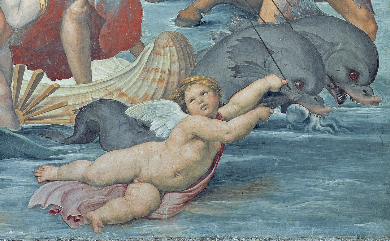 Le Triomphe de Galatée, 1512-14 (détail) - Raffaello Sanzio Raphael