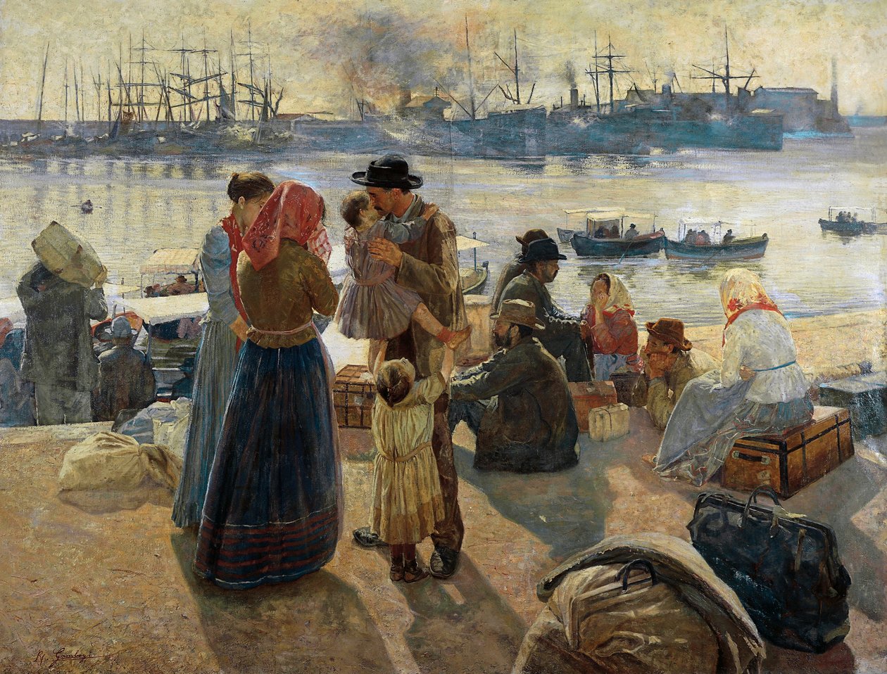 Émigrants - Raffaello Gambogi