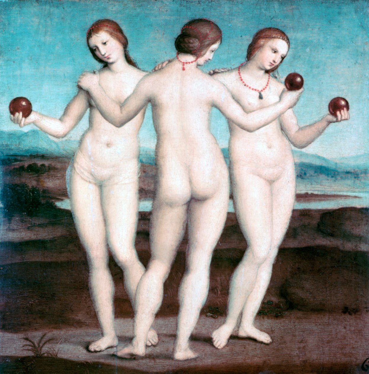 Les Trois Grâces, 1504-1505 - Raffaello Sanzio Raphael