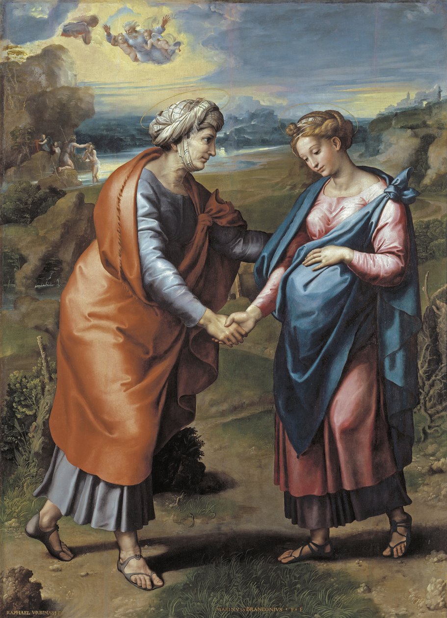 La Visitation, 1517 - Raffaello Sanzio Raphael
