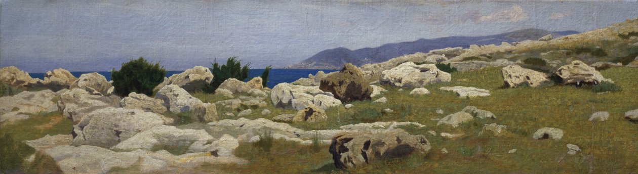 Vue de Punta del Romito depuis Castiglioncello - Raffaello Sernesi