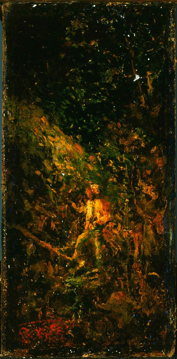 Figure dans un paysage - Ralph Albert Blakelock