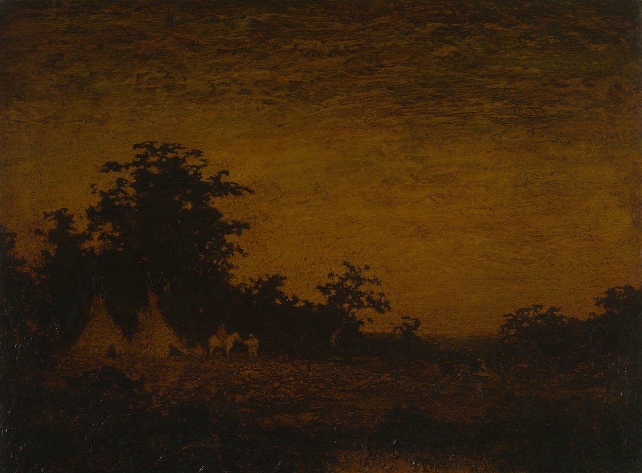 Campement indien - Ralph Albert Blakelock