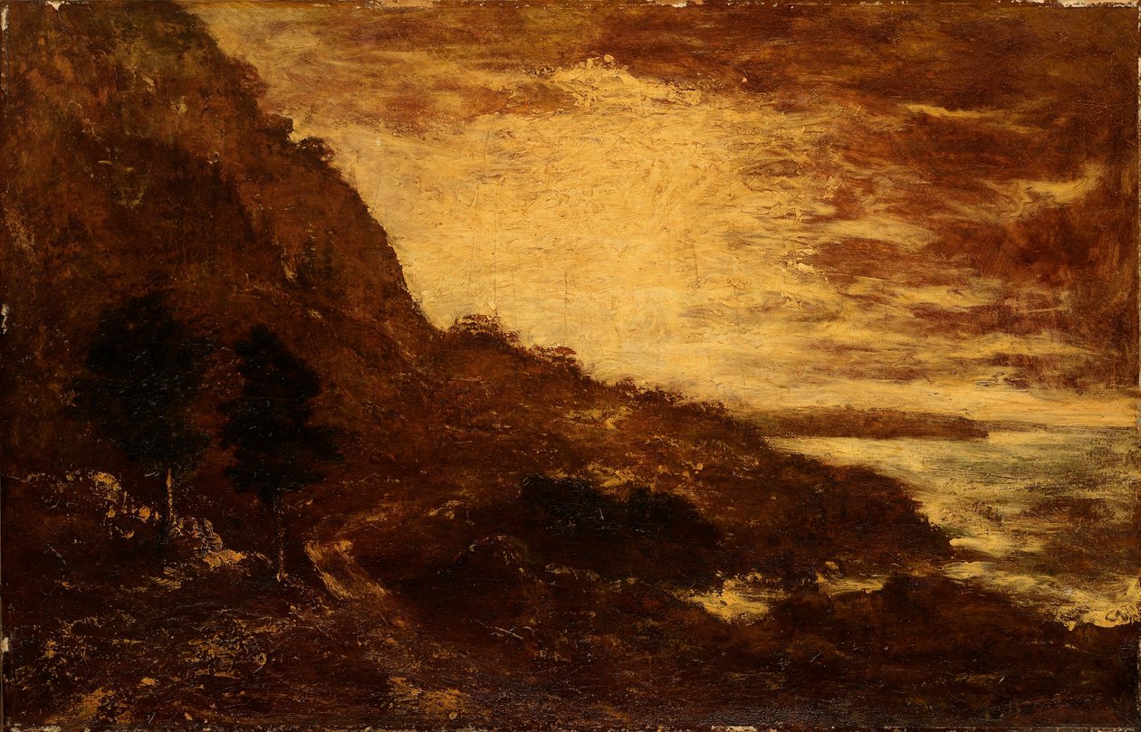 Coucher de soleil, Navarro Ridge, côte californienne - Ralph Albert Blakelock