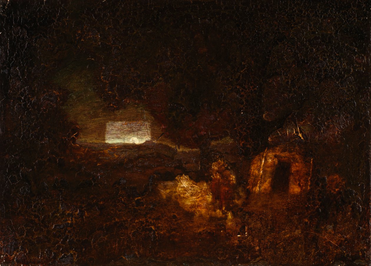 Les Constructeurs de canoë, après 1879 - Ralph Albert Blakelock