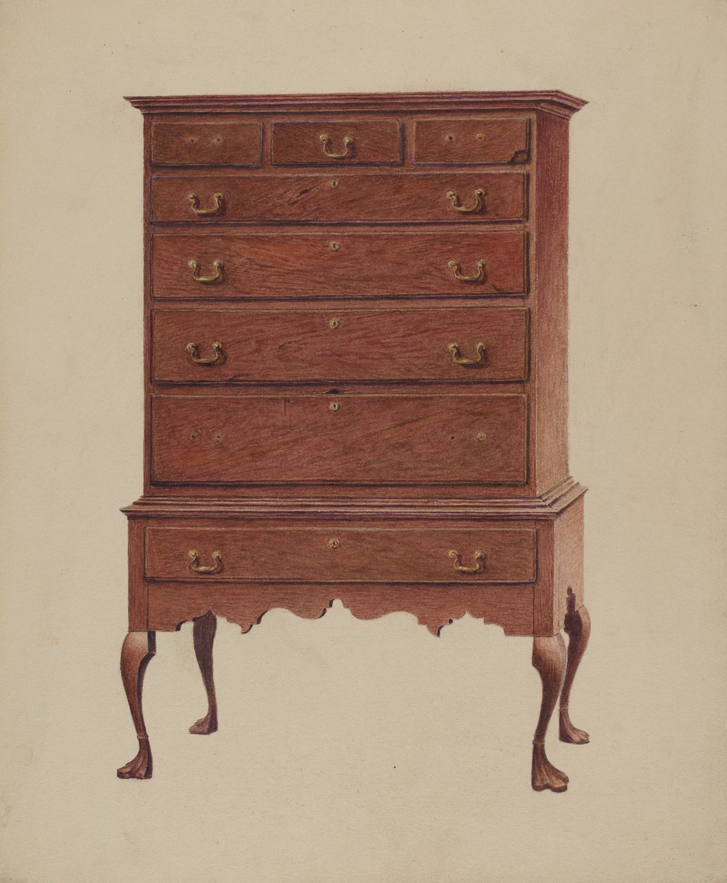 Haut meuble américain ancien - Ralph Boyer