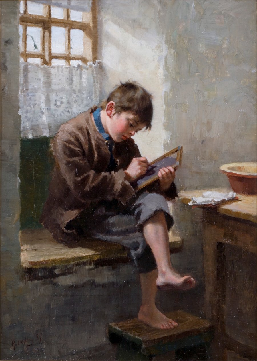 Leçons à domicile, 1887 - Ralph Hedley