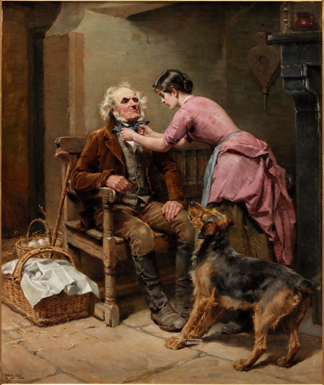 Préparation pour le marché, 1888 - Ralph Hedley