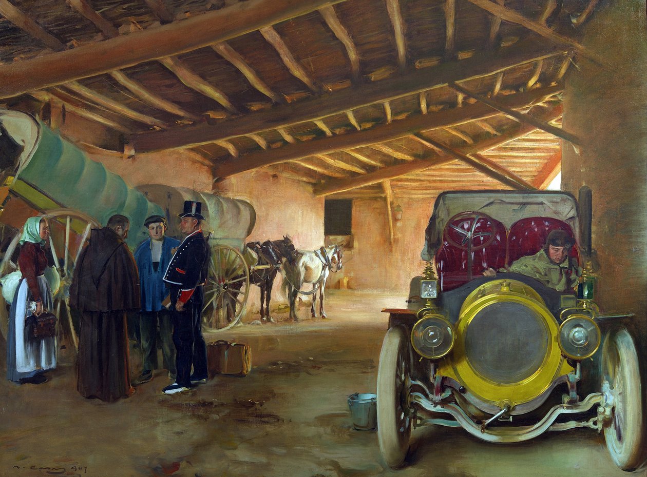 La remise - Ramón Casas