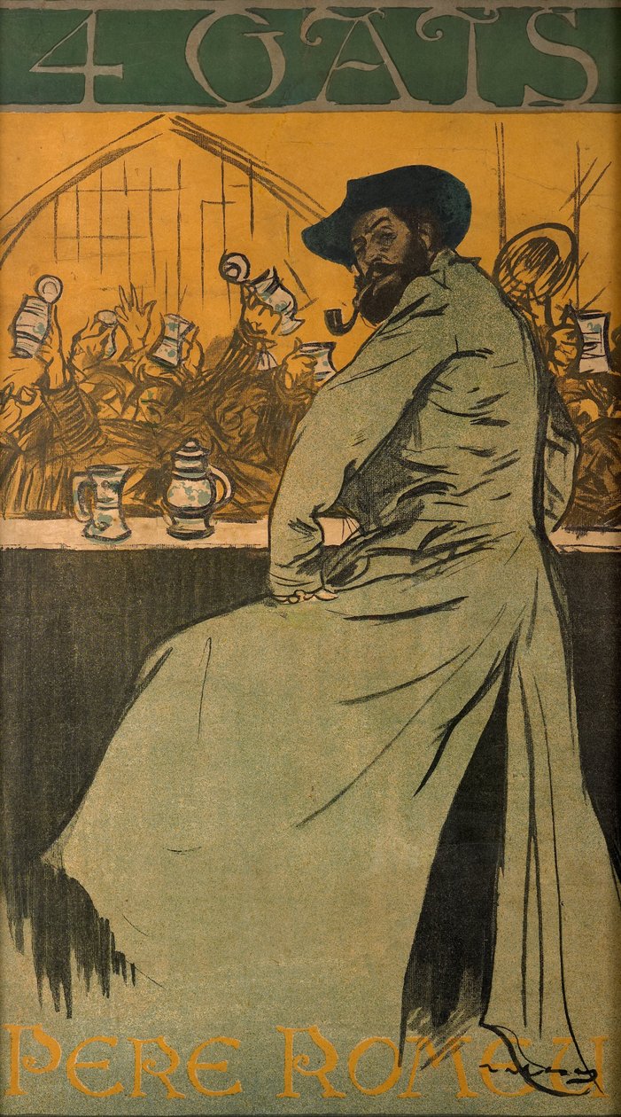 4 Gats - Ramon Casas i Carbo