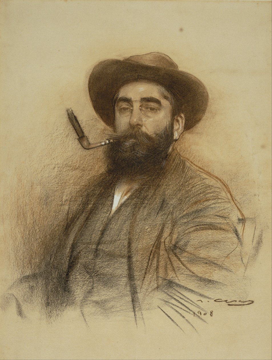 Autoportrait - Ramon Casas i Carbo