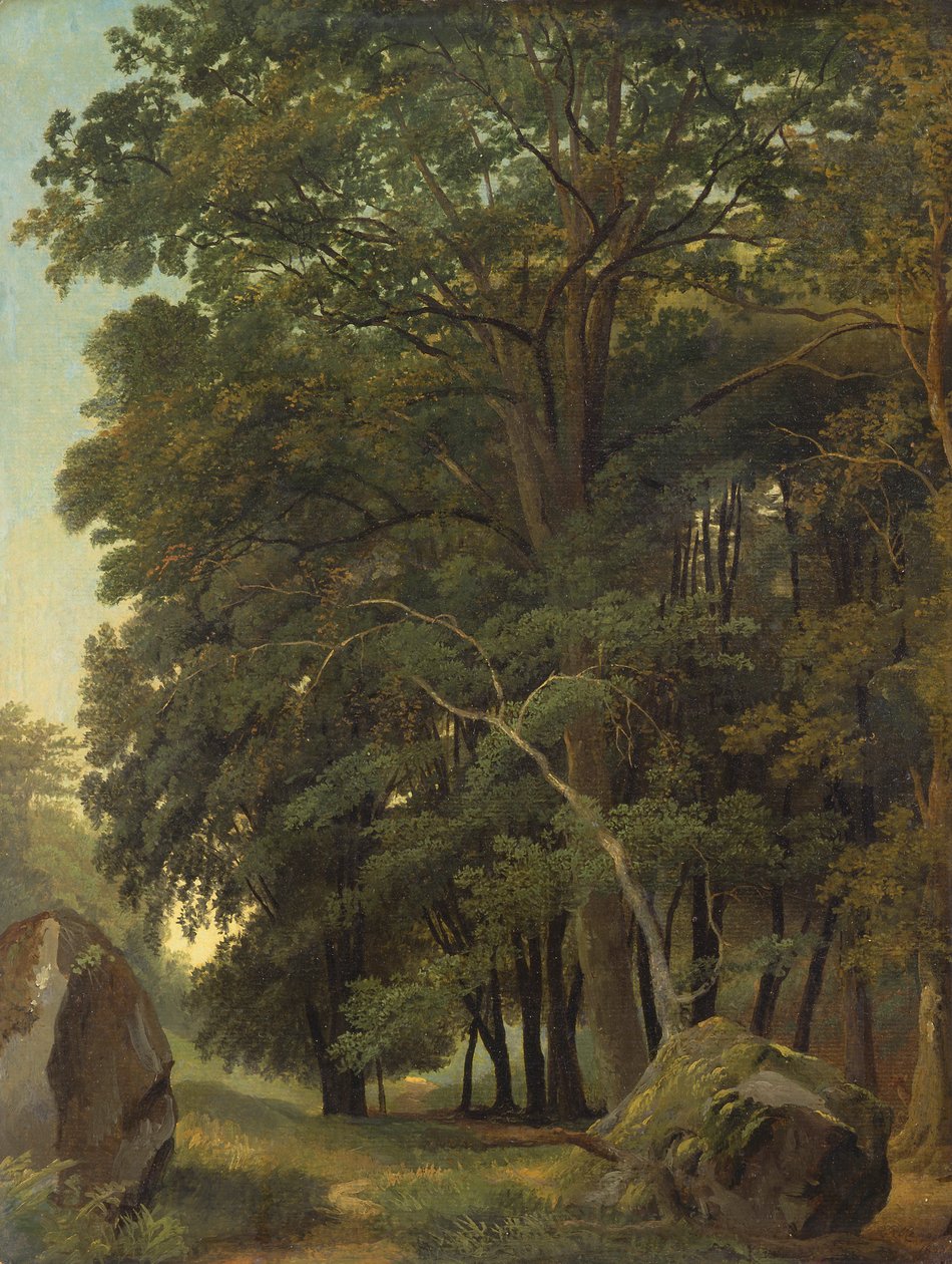 Un paysage boisé - Ramsay Richard Reinagle
