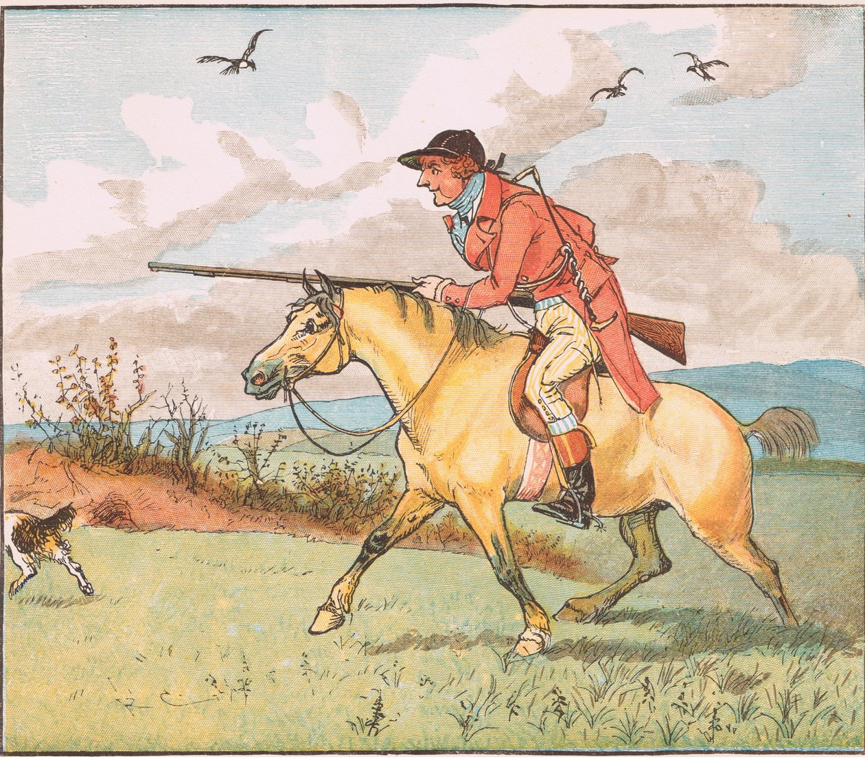 Papa est parti à la chasse - Randolph Caldecott