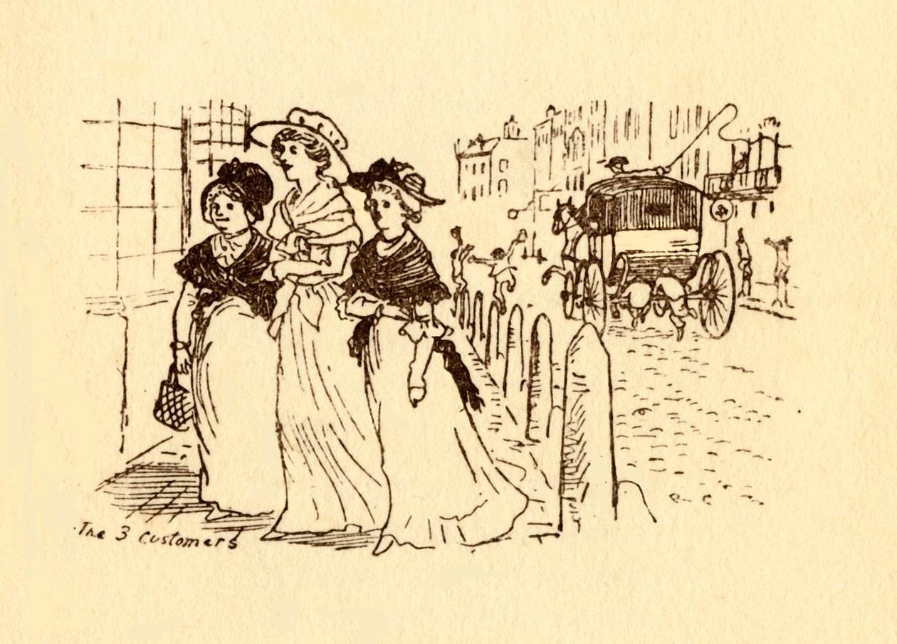Les 3 clients, 1878, vers 1918 - Randolph Caldecott