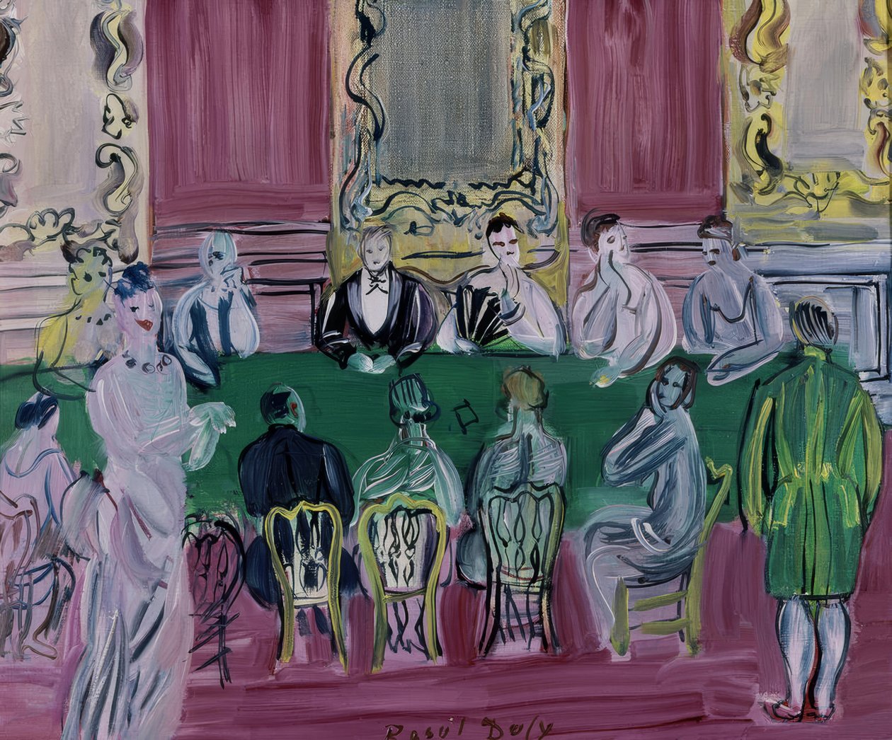 Le jeu de Baccarat - Raoul Dufy