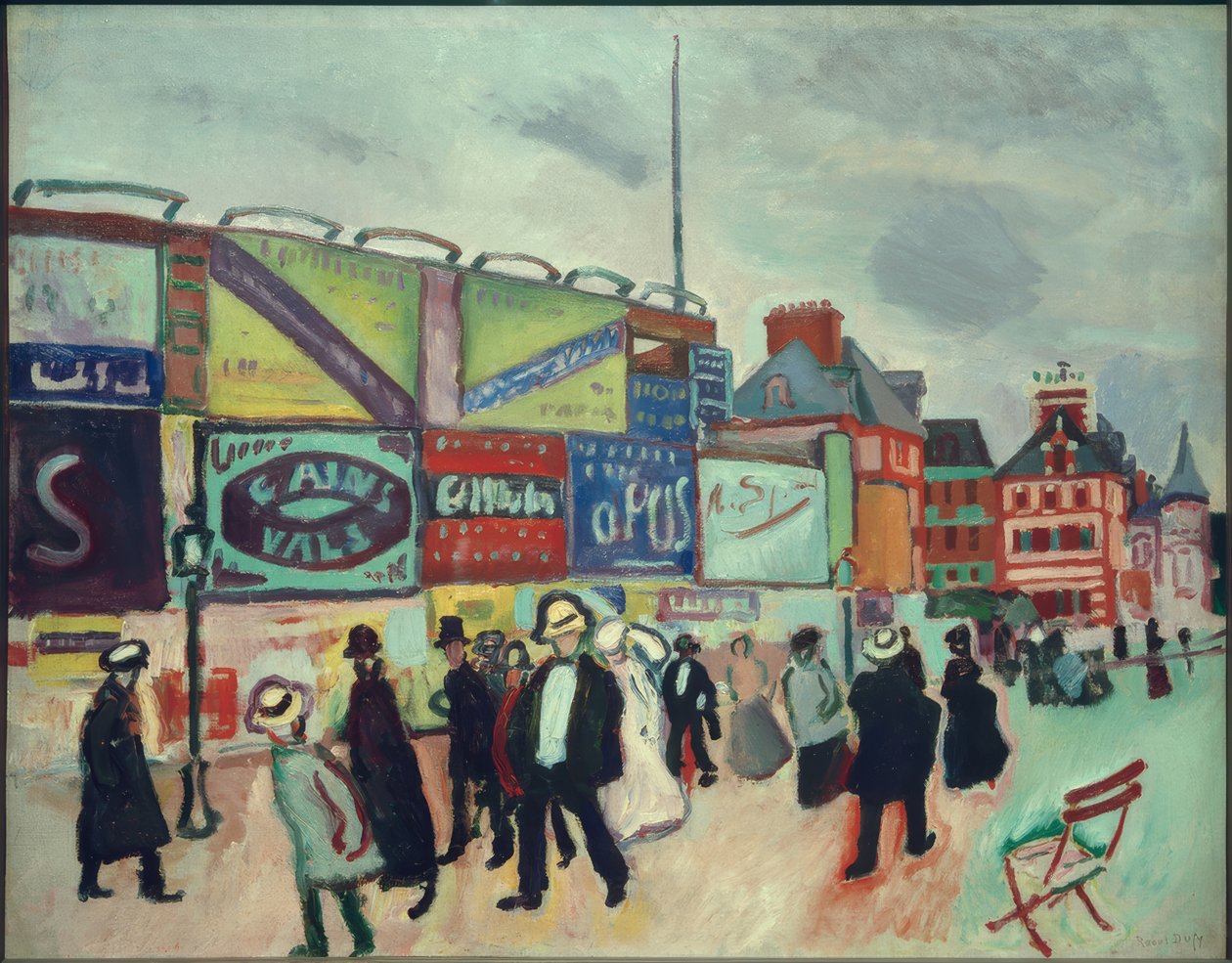 Les affiches à Trouville - Raoul Dufy