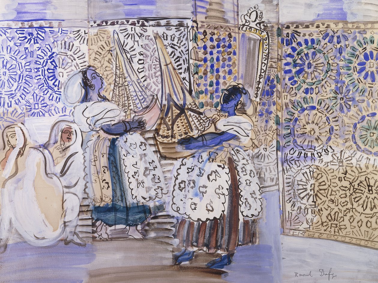 Réception à Marrakech ; Réception à Marrakech - Raoul Dufy