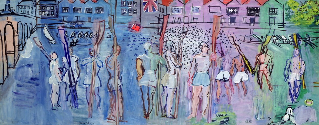 Régate de Henley, les rameurs - Raoul Dufy