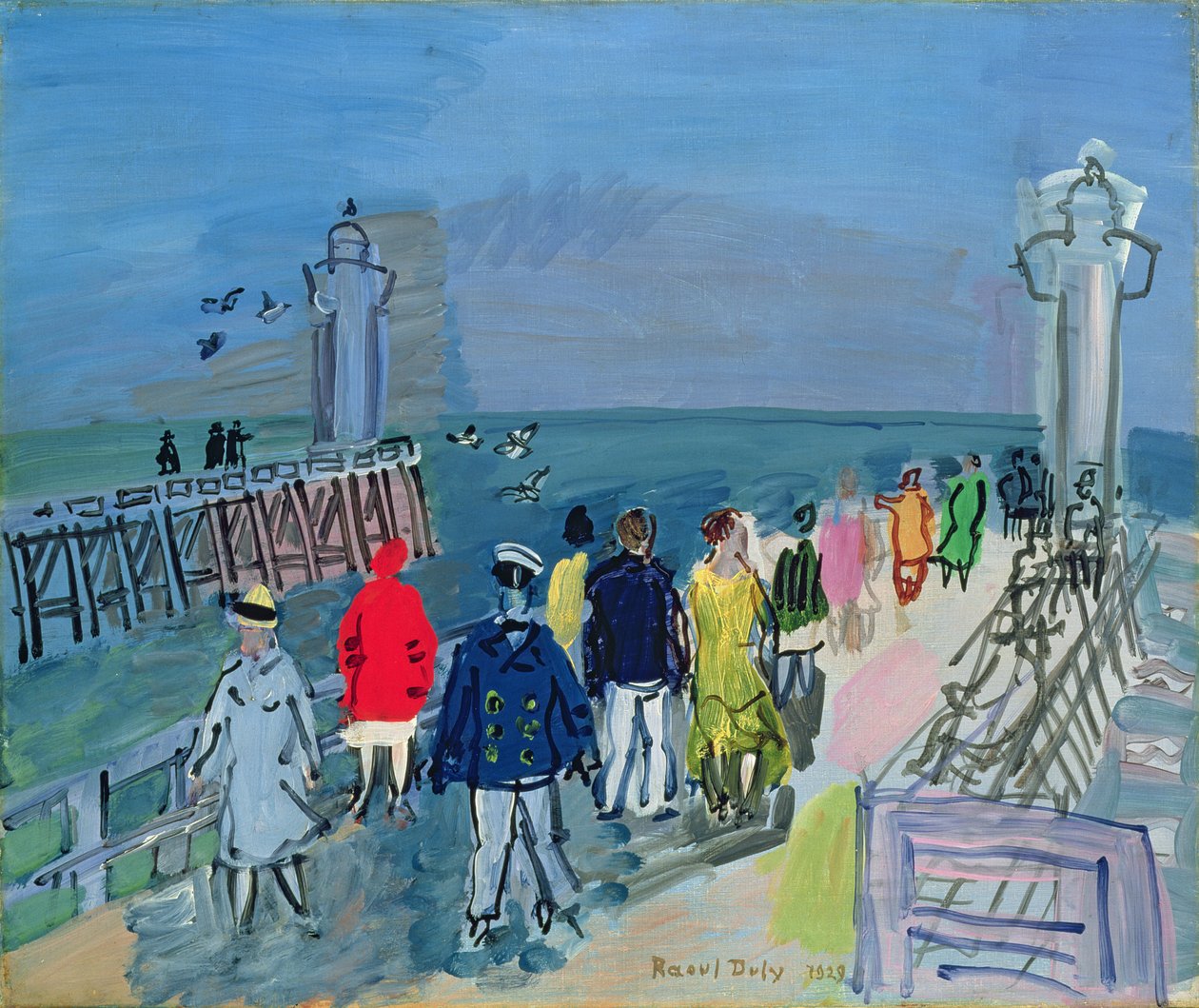 La jetée de Trouville - Raoul Dufy