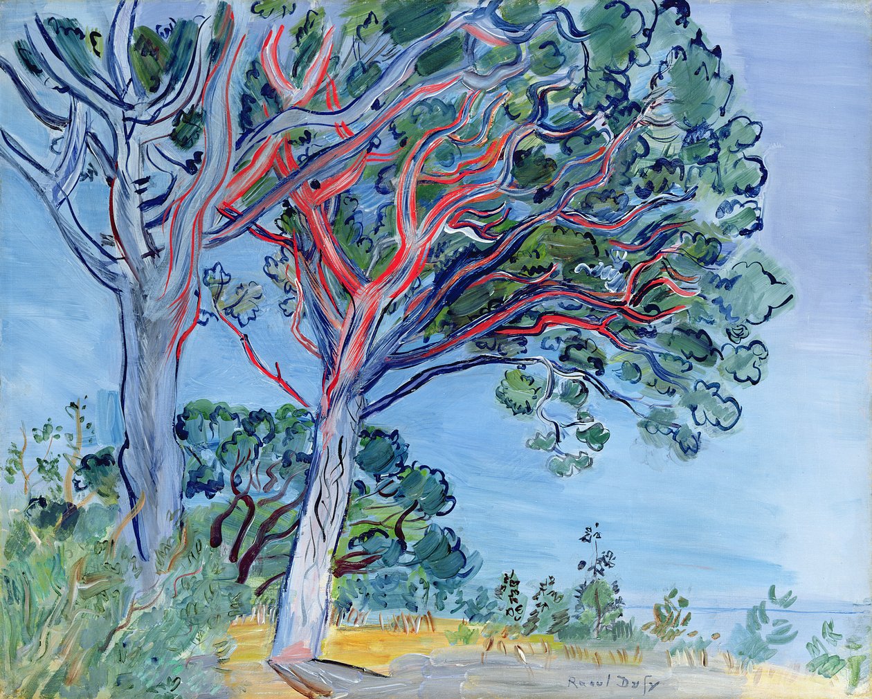 Le pin rouge - Raoul Dufy