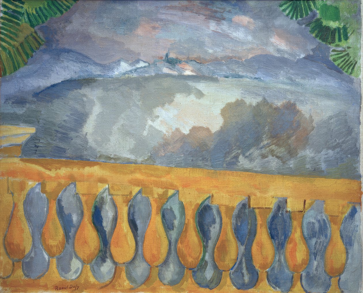 The Terrace in l’Estaque - Raoul Dufy