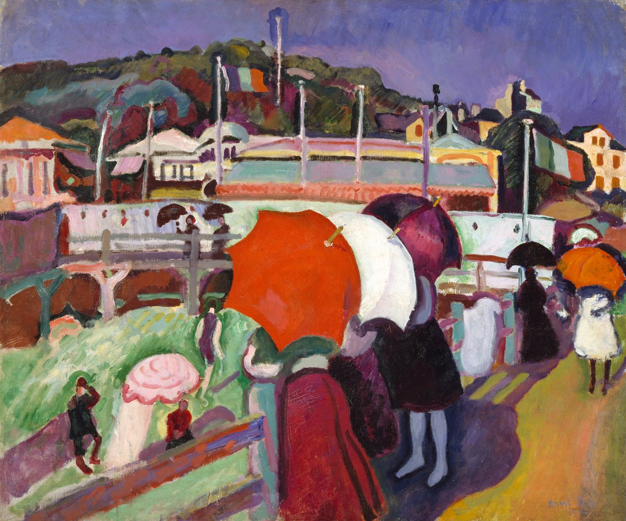 Les trois parapluies - Raoul Dufy