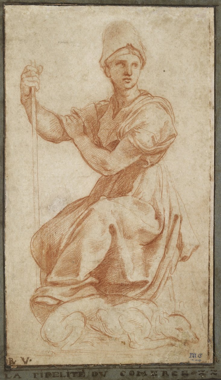 Figure féminine allégorique - Raffaello Sanzio Raphael