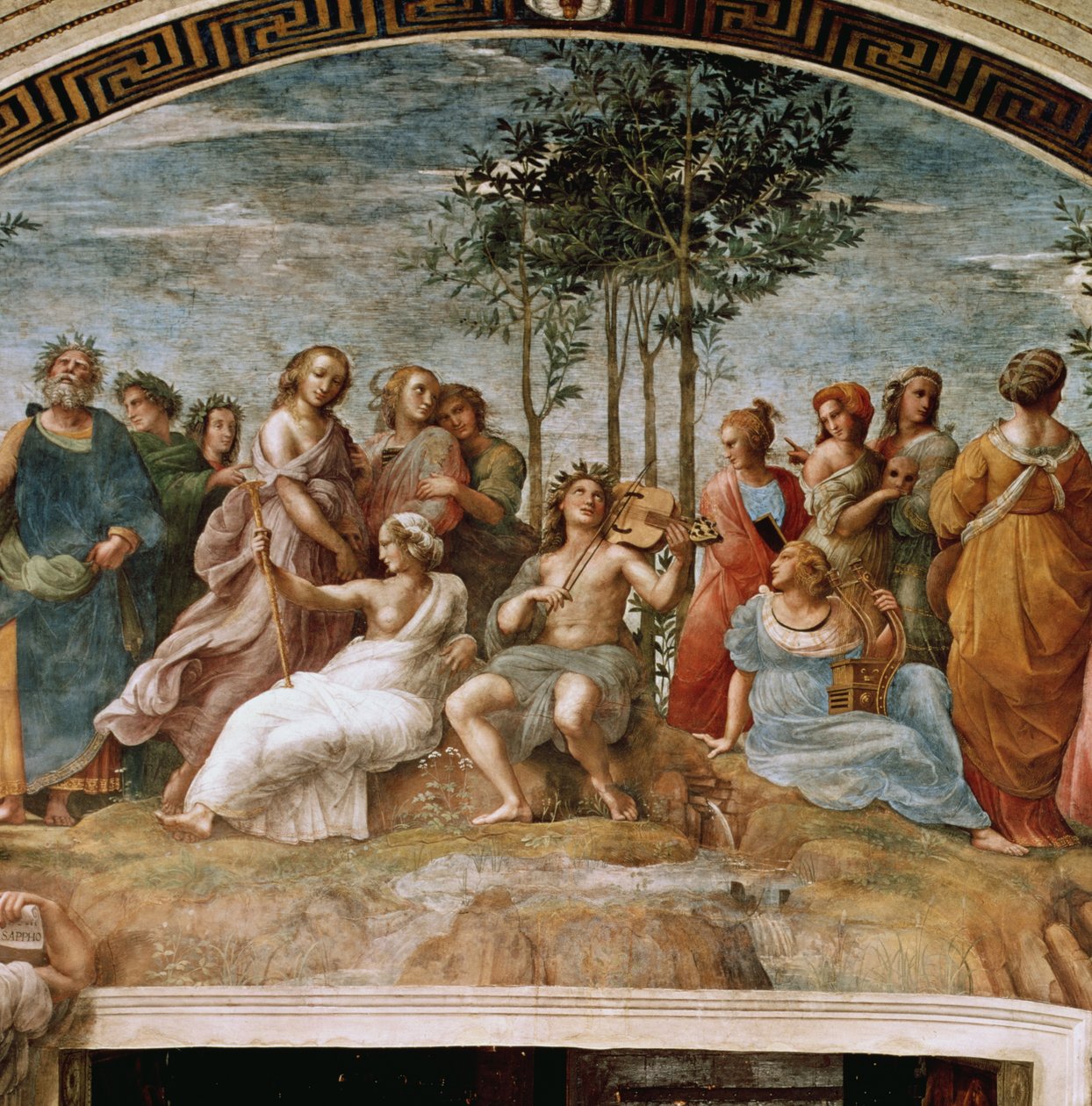 Parnasse, de la Stanza della Segnatura, 1510-11 - Raffaello Sanzio Raphael