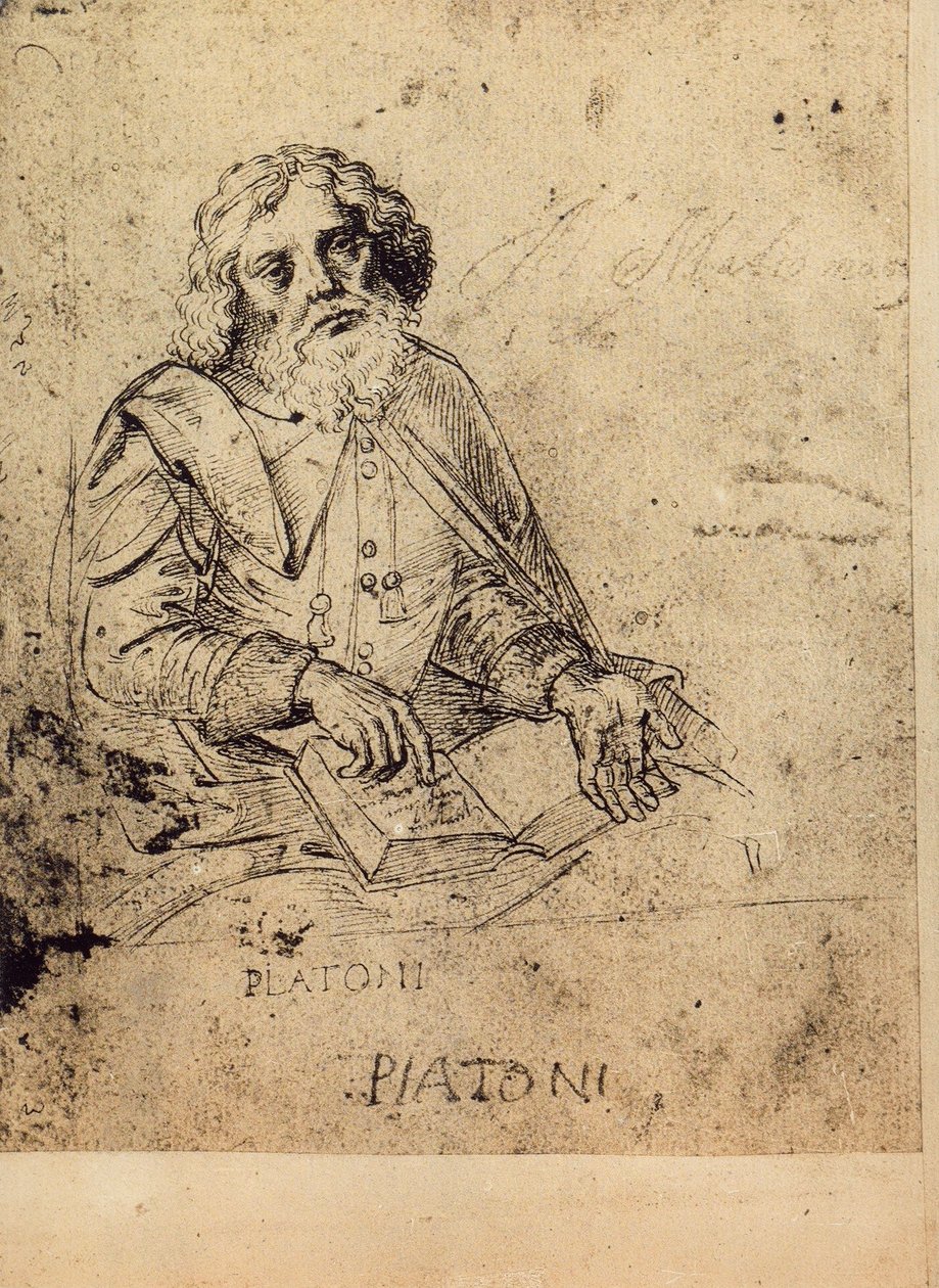 Portrait de Platon - Raffaello Sanzio Raphael