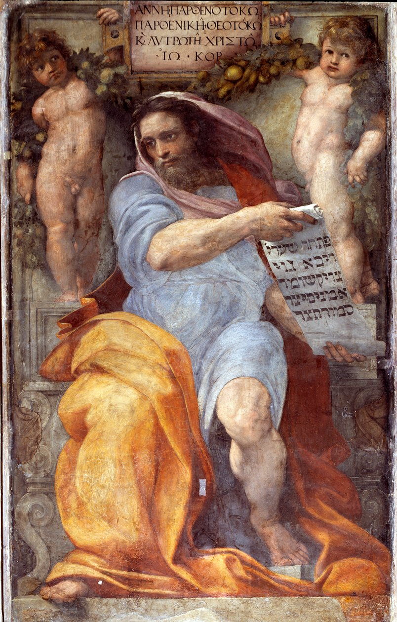 Prophète Isaïe (fresque) - Raphael