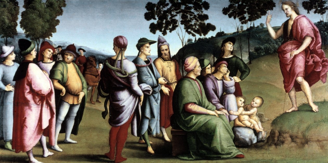 Saint Jean-Baptiste prêchant - Raphael