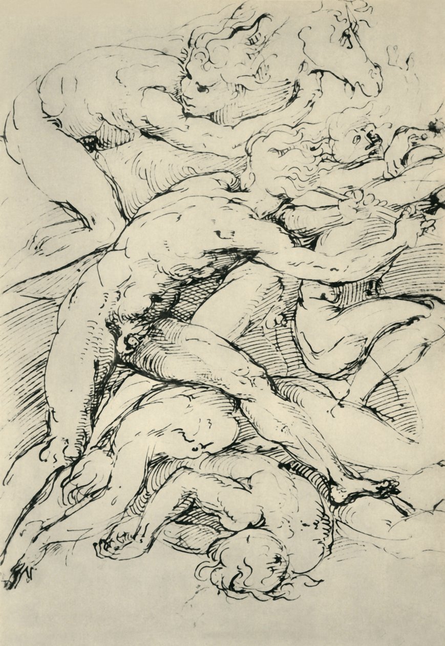 Scène de bataille, début du XVIe siècle, 1943 - Raffaello Sanzio Raphael