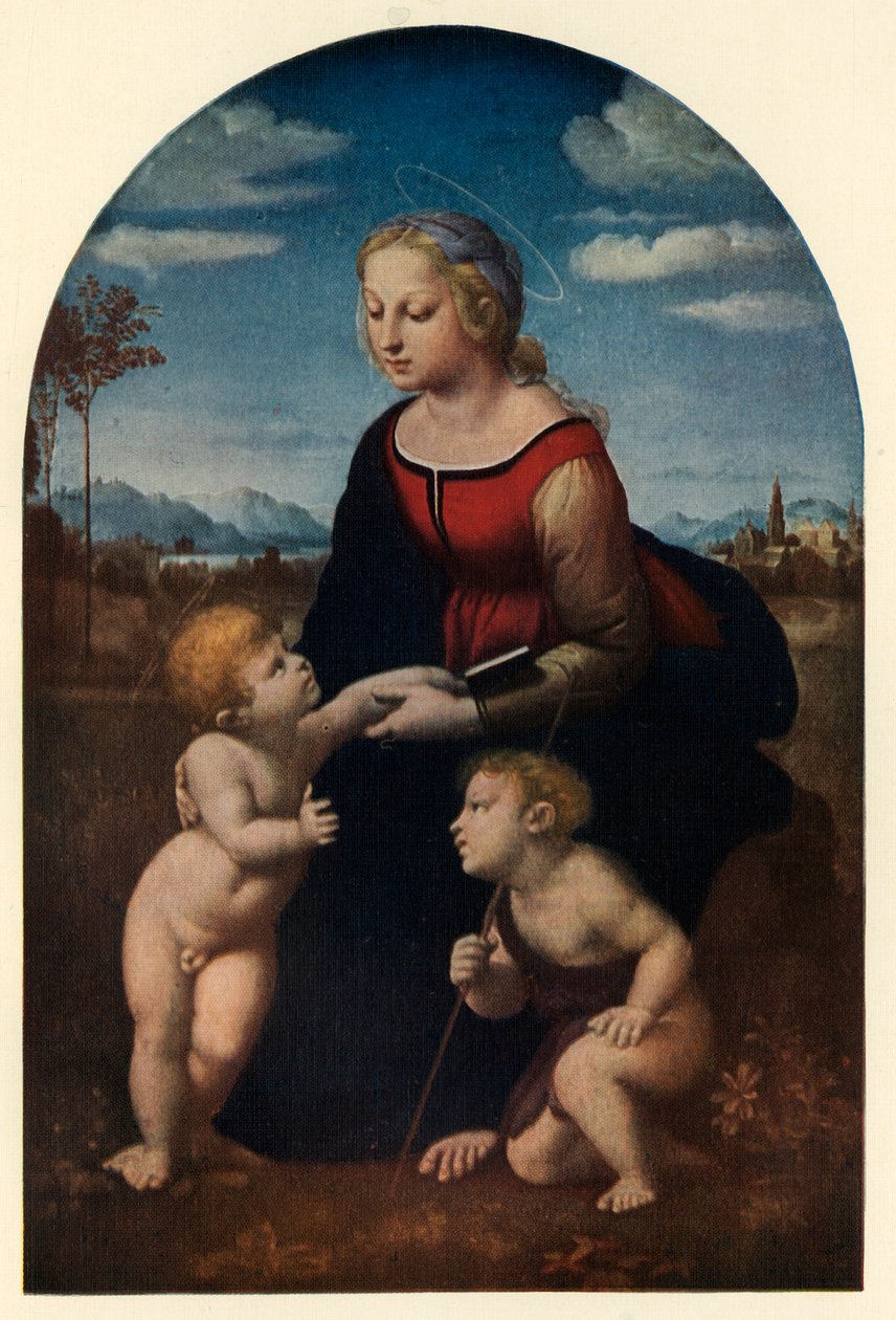 La Belle Jardinière, 1507, vers 1912 - Raffaello Sanzio Raphael