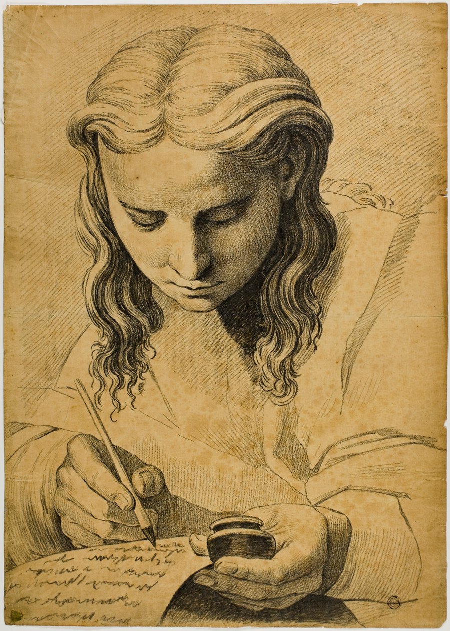 Jeune homme assis - Raphael