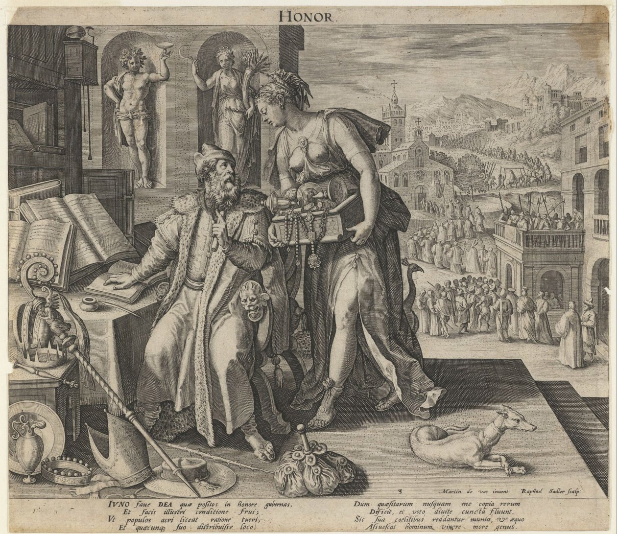 Honneur - Raphael Sadeler the Elder
