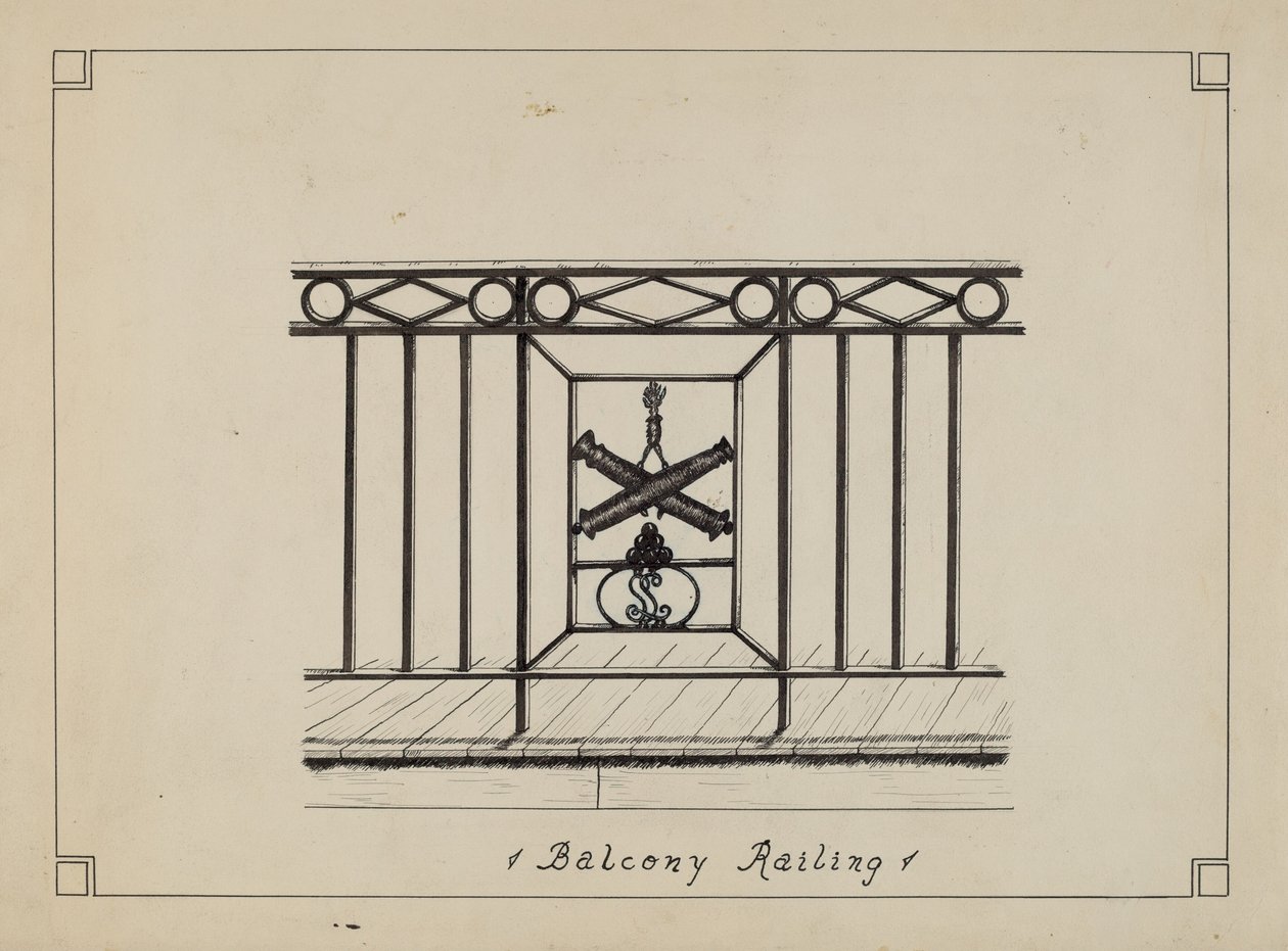 Garde-corps de balcon en fonte - Ray Price