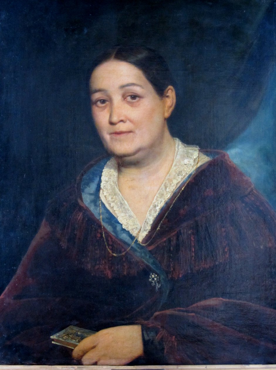 Doña Nicolasa Garmendía y Aguirre de Orrego - Raymond Auguste Quinsac Monvoisin