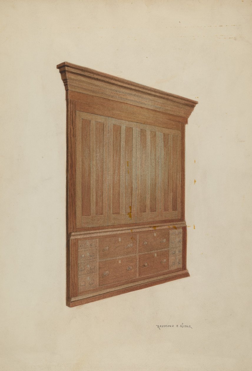Cabinet - Raymond E. Noble