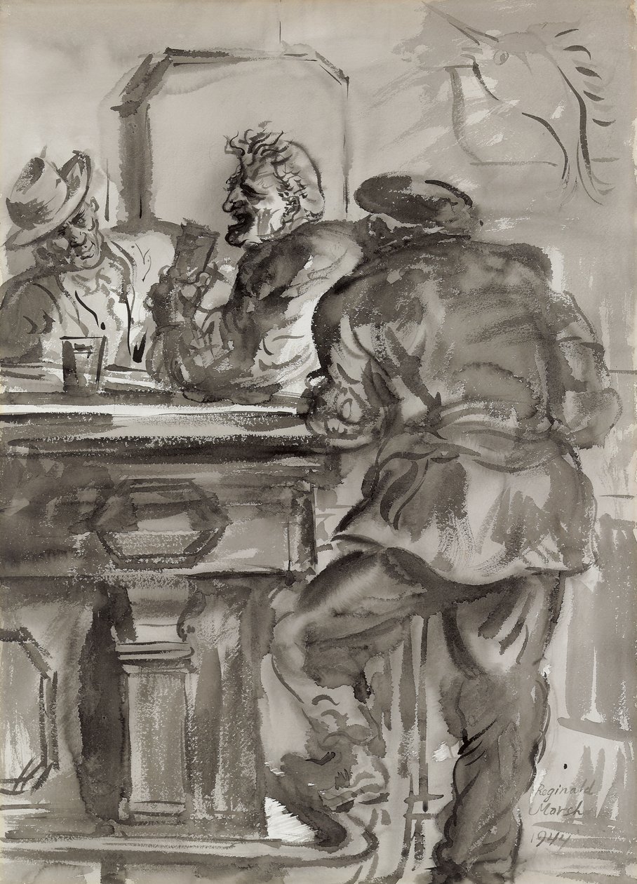 Philosophe du bar - Reginald Marsh