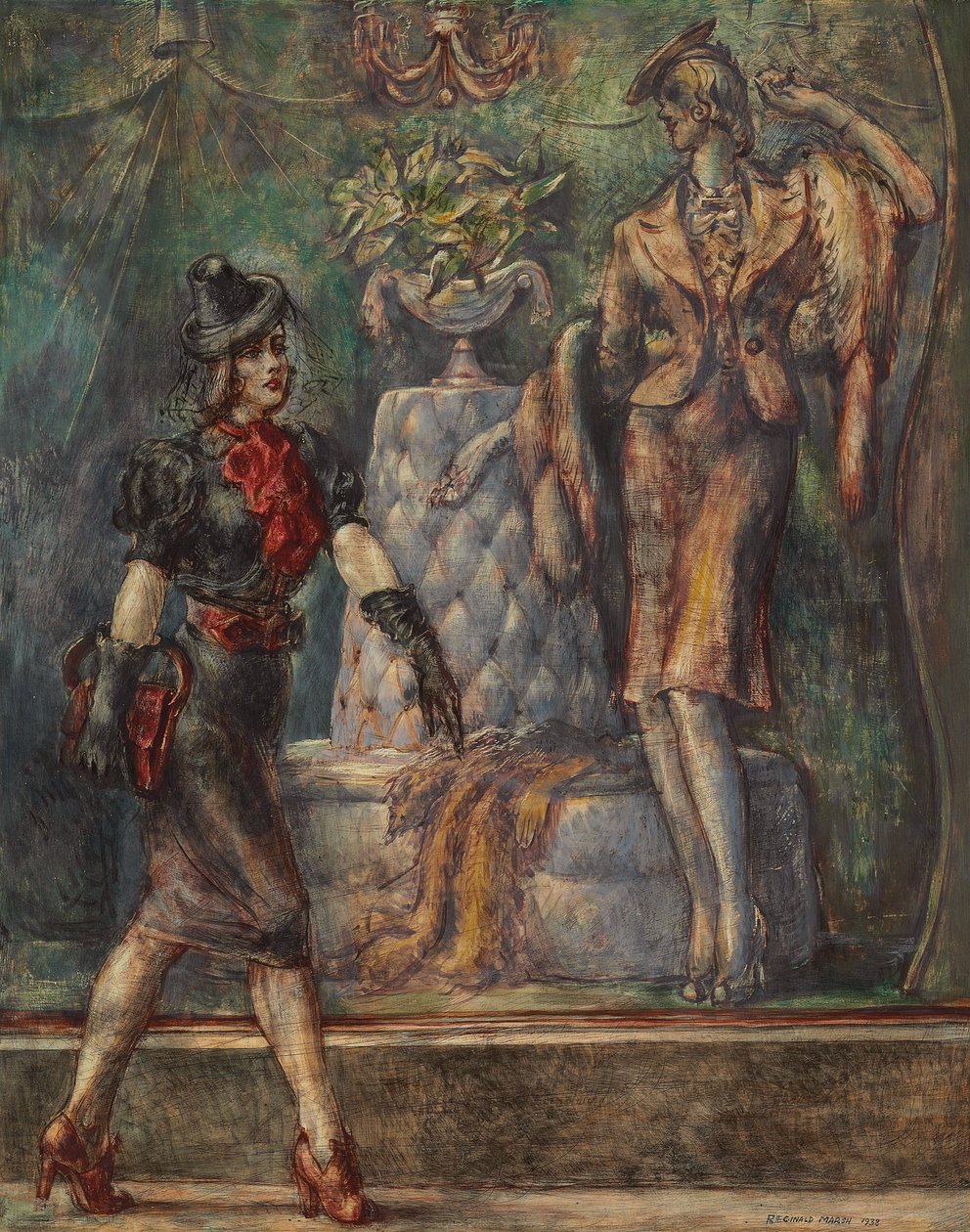 Cinquième Avenue - Reginald Marsh
