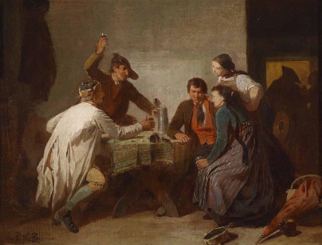 Fröhliche Wirtshausrunde - Reinhard Sebastian Zimmermann