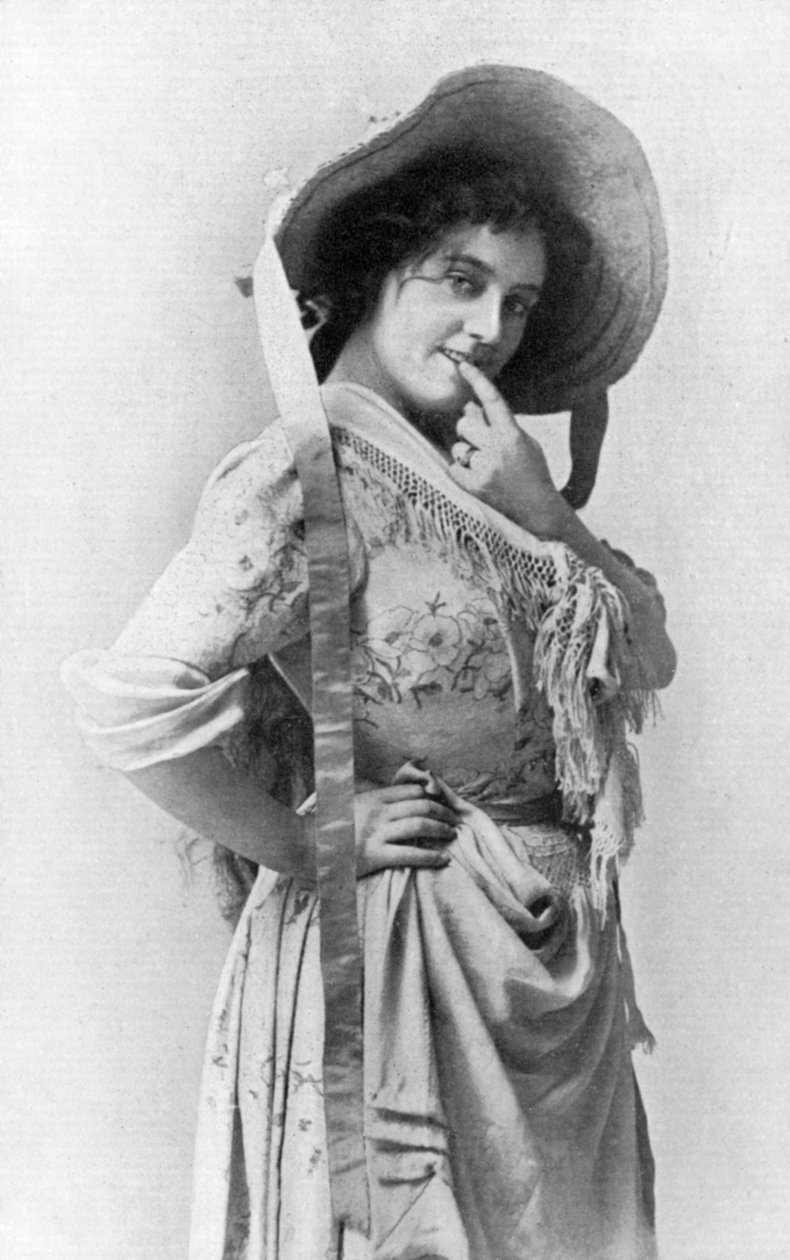 Evie Greene 1876-1917, actrice anglaise, 1902-1903 - Reinhold Thiele
