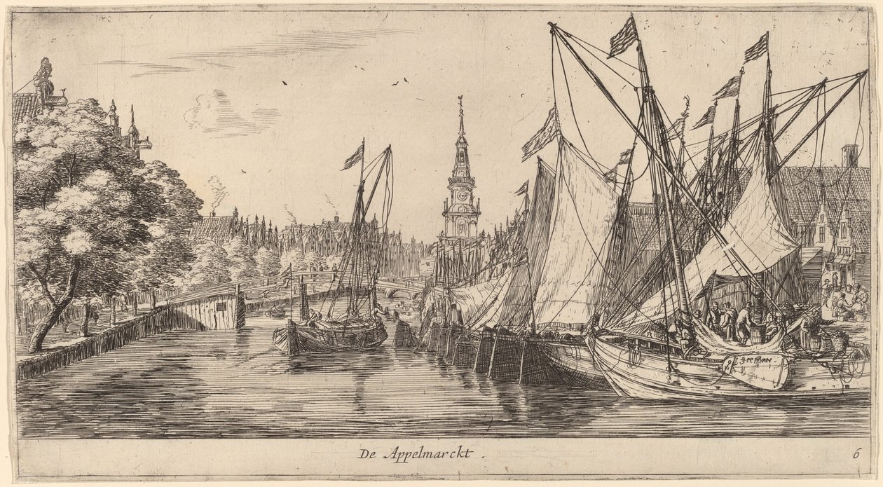 Appelmarkt - Reinier Nooms, called Zeeman