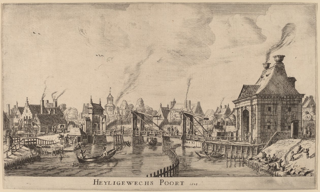 Porte Heyligeweg (Heyligewechs Poort) - Reinier Nooms, called Zeeman
