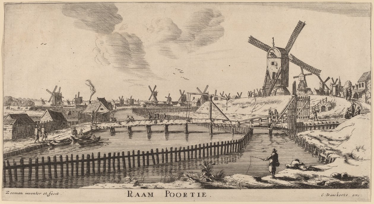 Porte de Raam (Raam Poortie) - Reinier Nooms, called Zeeman